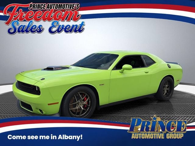 2023 Dodge Challenger R/T in Green — front three-quarter view