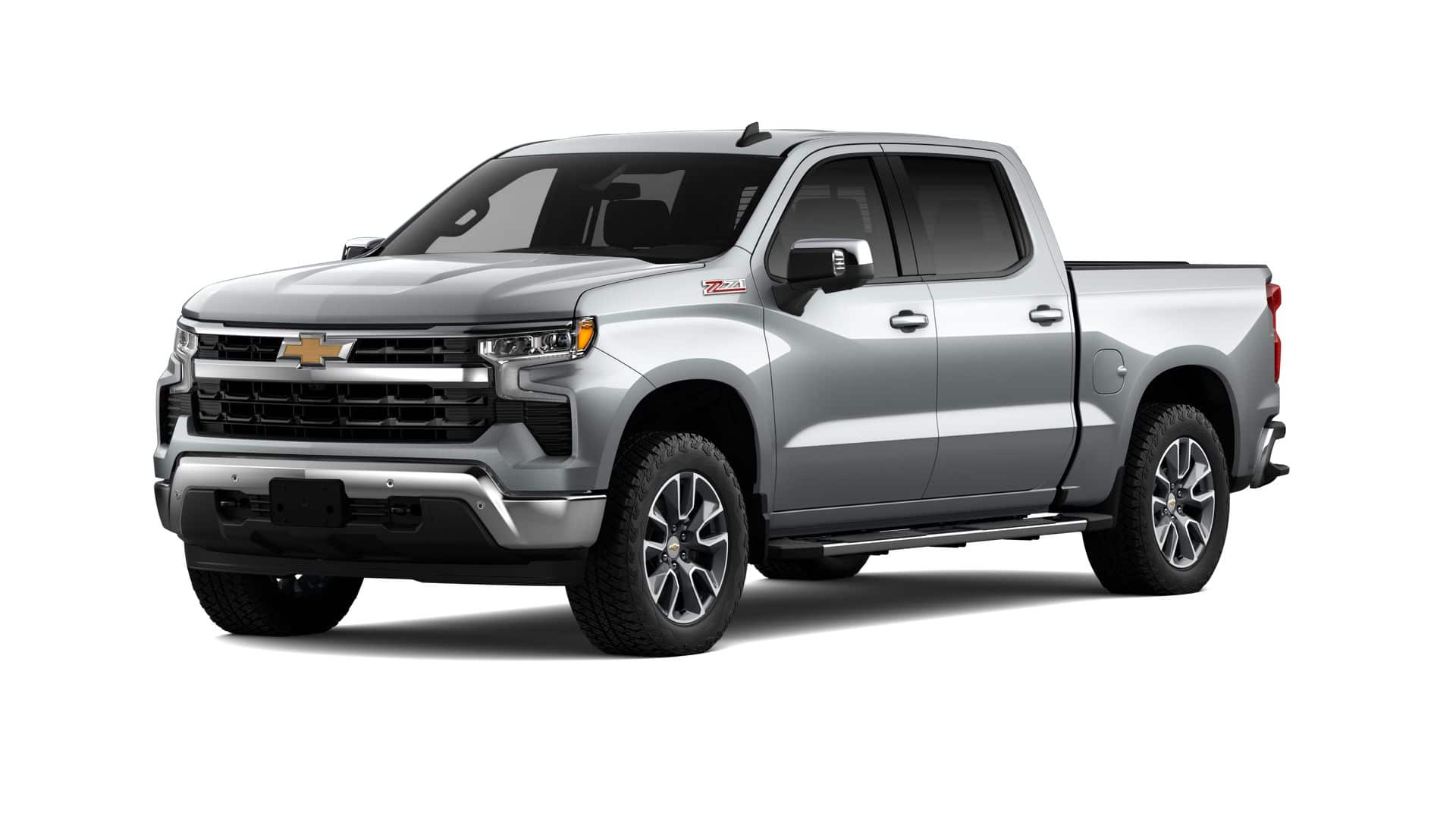 2026 Chevrolet Silverado 1500 LT in Sterling Gray Metallic — front three-quarter view